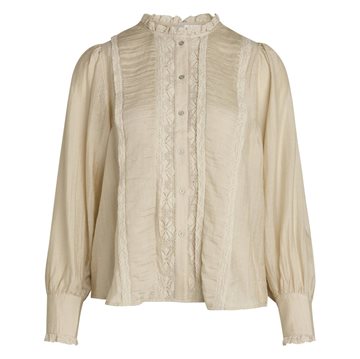 Co´Couture New Lisissa Lace Shirt 95768 Bone